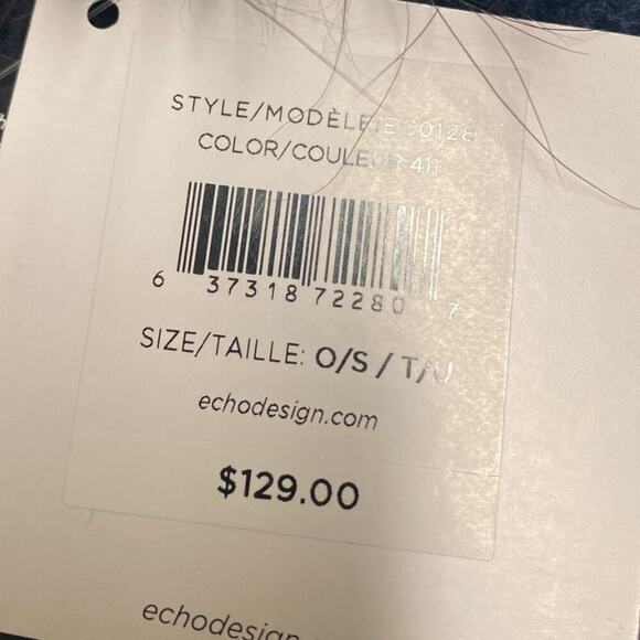 Hat with crystal cuffs and pompom by echo - Picture 3 of 6